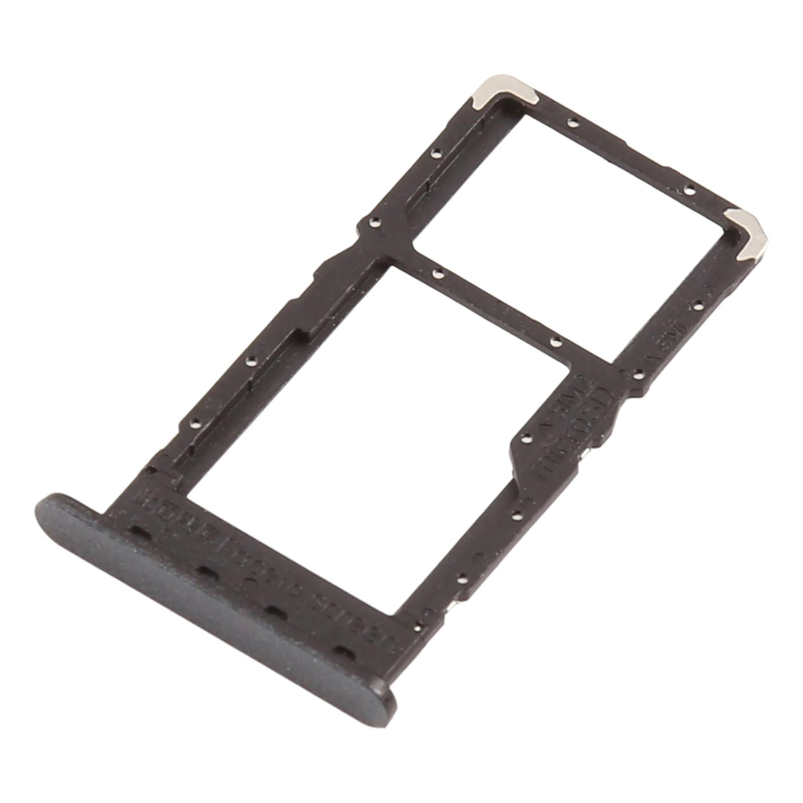For OPPO A78 5G CPH2483 CPH2495 10pcs SIM Card Tray + SIM Card Tray / Micro SD Card Tray (Black)