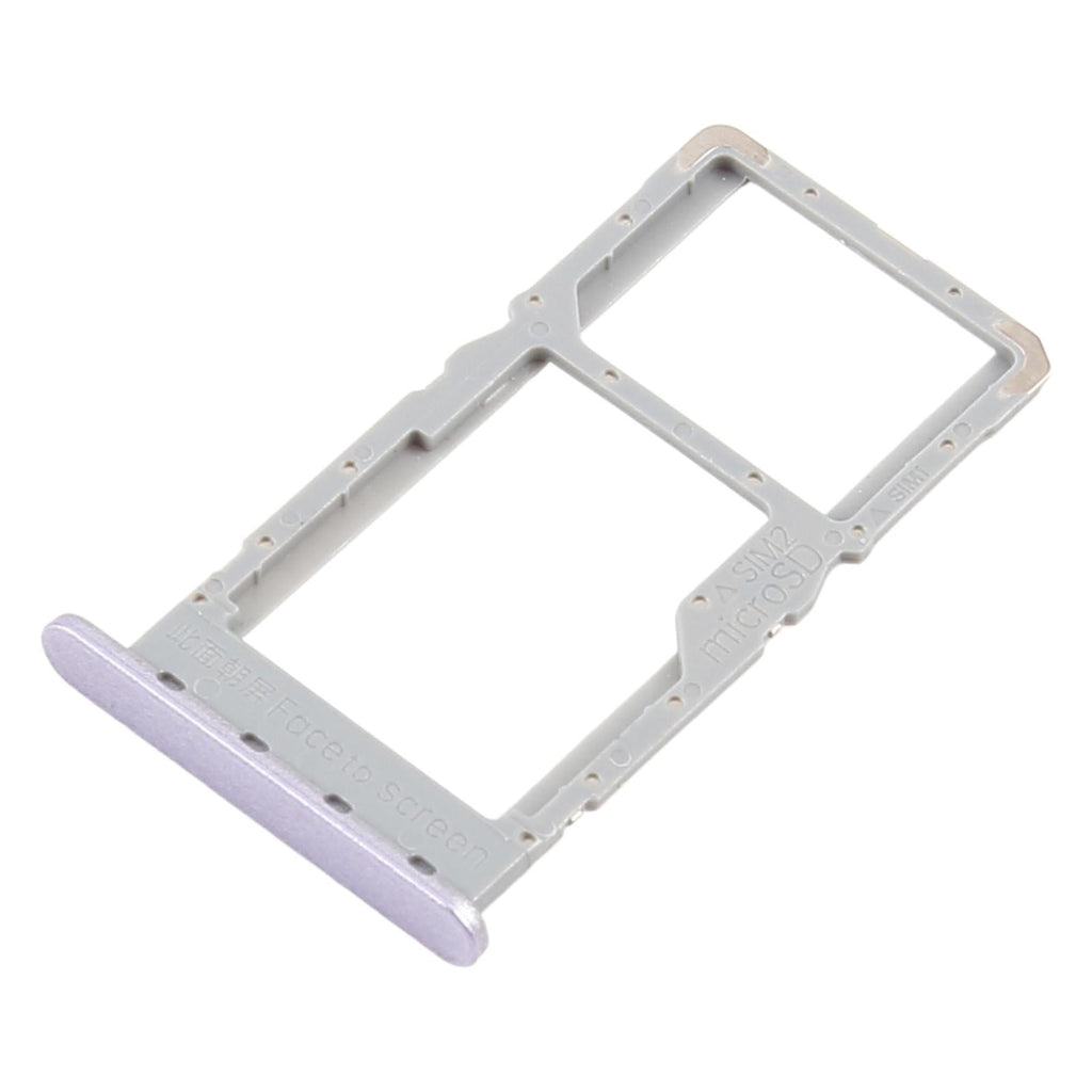 For OPPO A78 5G CPH2483 CPH2495 10pcs SIM Card Tray + SIM Card Tray / Micro SD Card Tray (Purple)