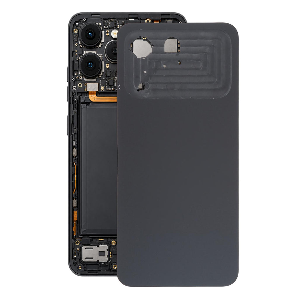 For Tecno Spark 40 4G KM5 Original Battery Back Cover(Black)