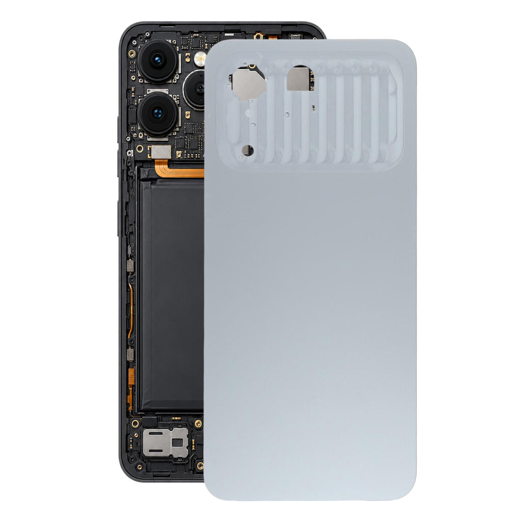 For Tecno Spark 40 4G KM5 Original Battery Back Cover(Gray)