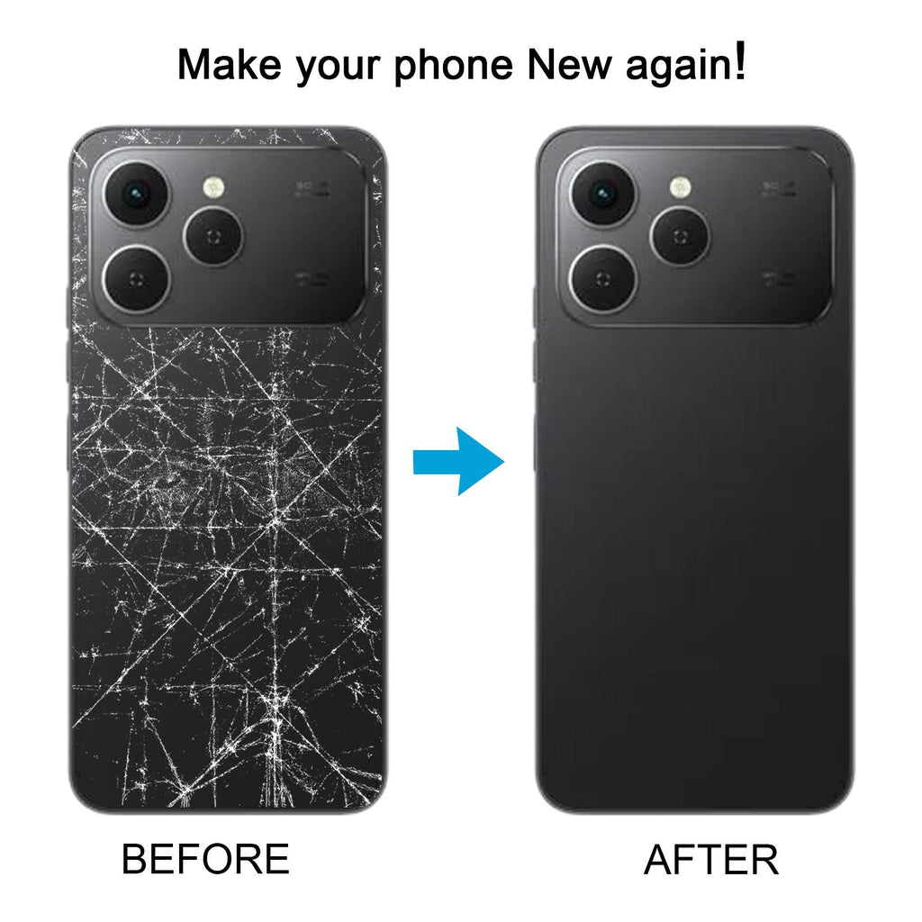 For Tecno Spark 40 4G KM5 Original Battery Back Cover(Gray)