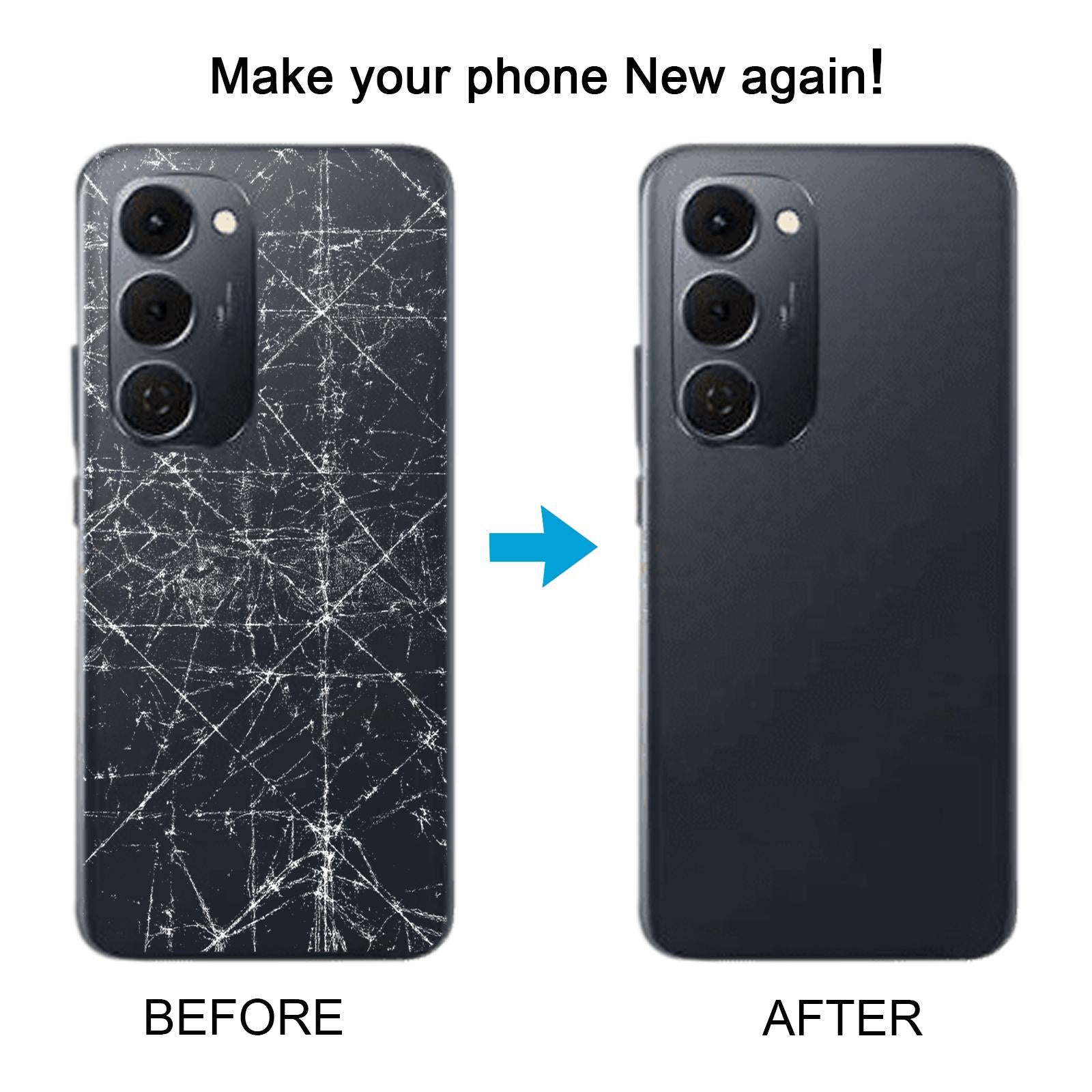 For Tecno Spark 40 Pro+ KM7 Original Battery Back Cover(White)