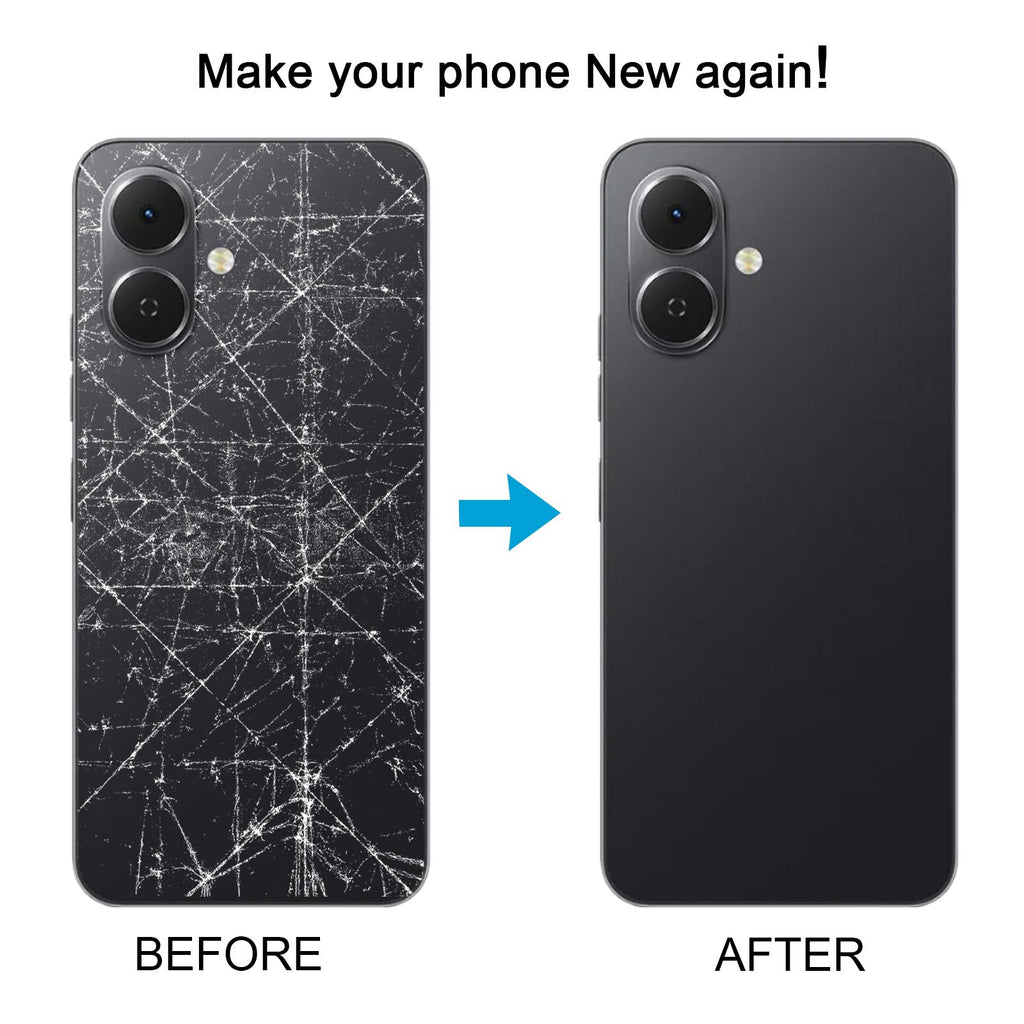 For Tecno Pop 10 Original Battery Back Cover(Gray)