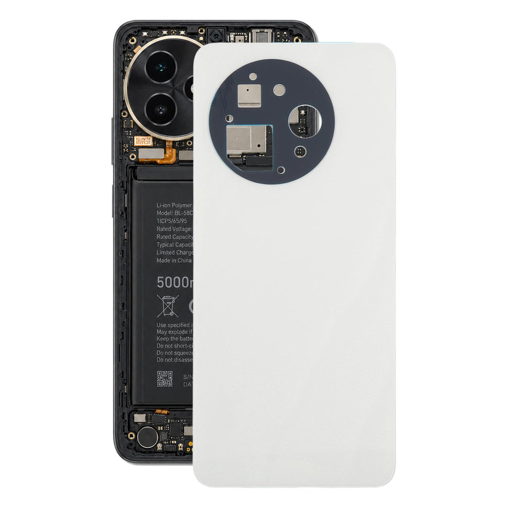 For Itel S24 S667LN Original Battery Back Cover(White)
