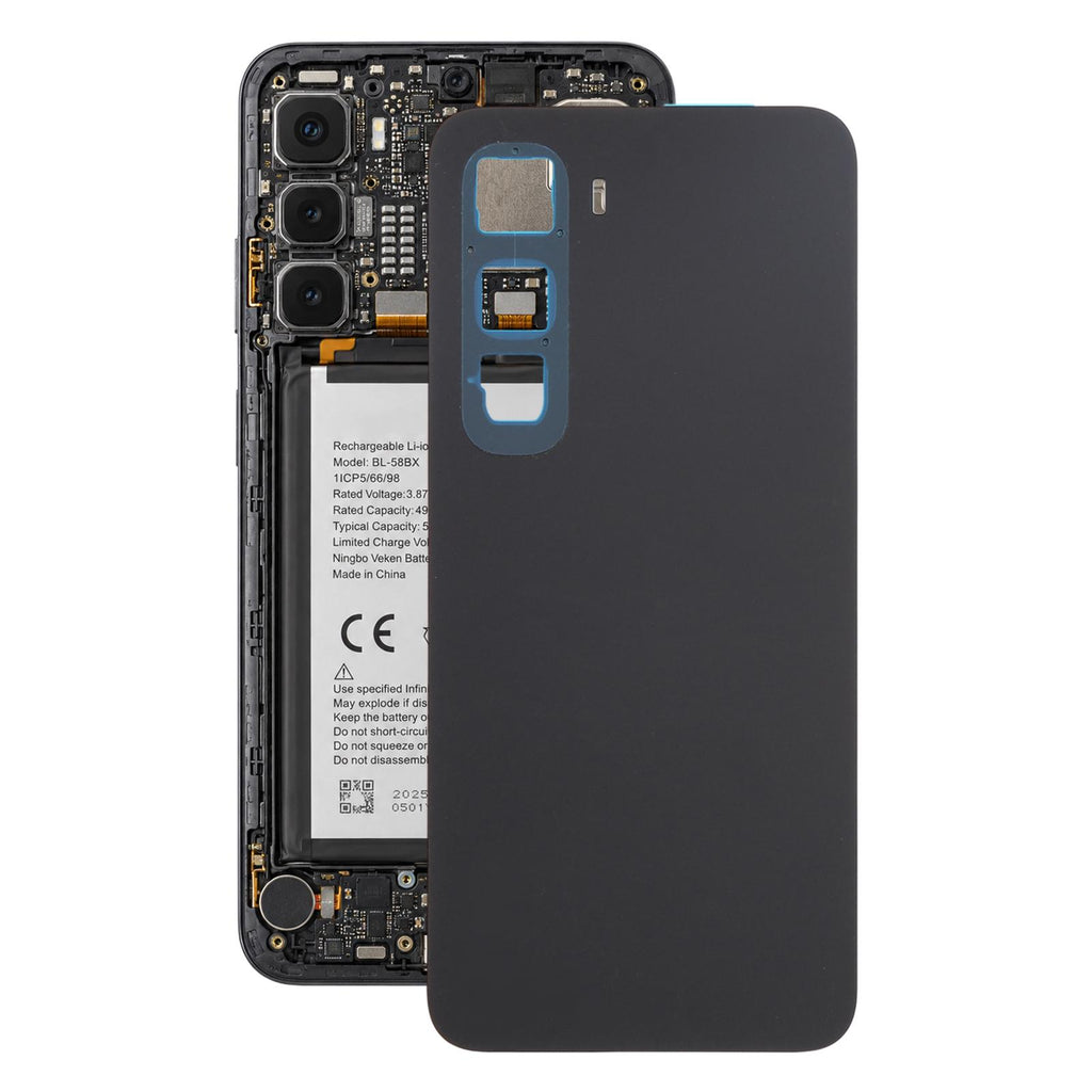 For Infinix Hot 60i 4G X6728 Original Battery Back Cover(Black)