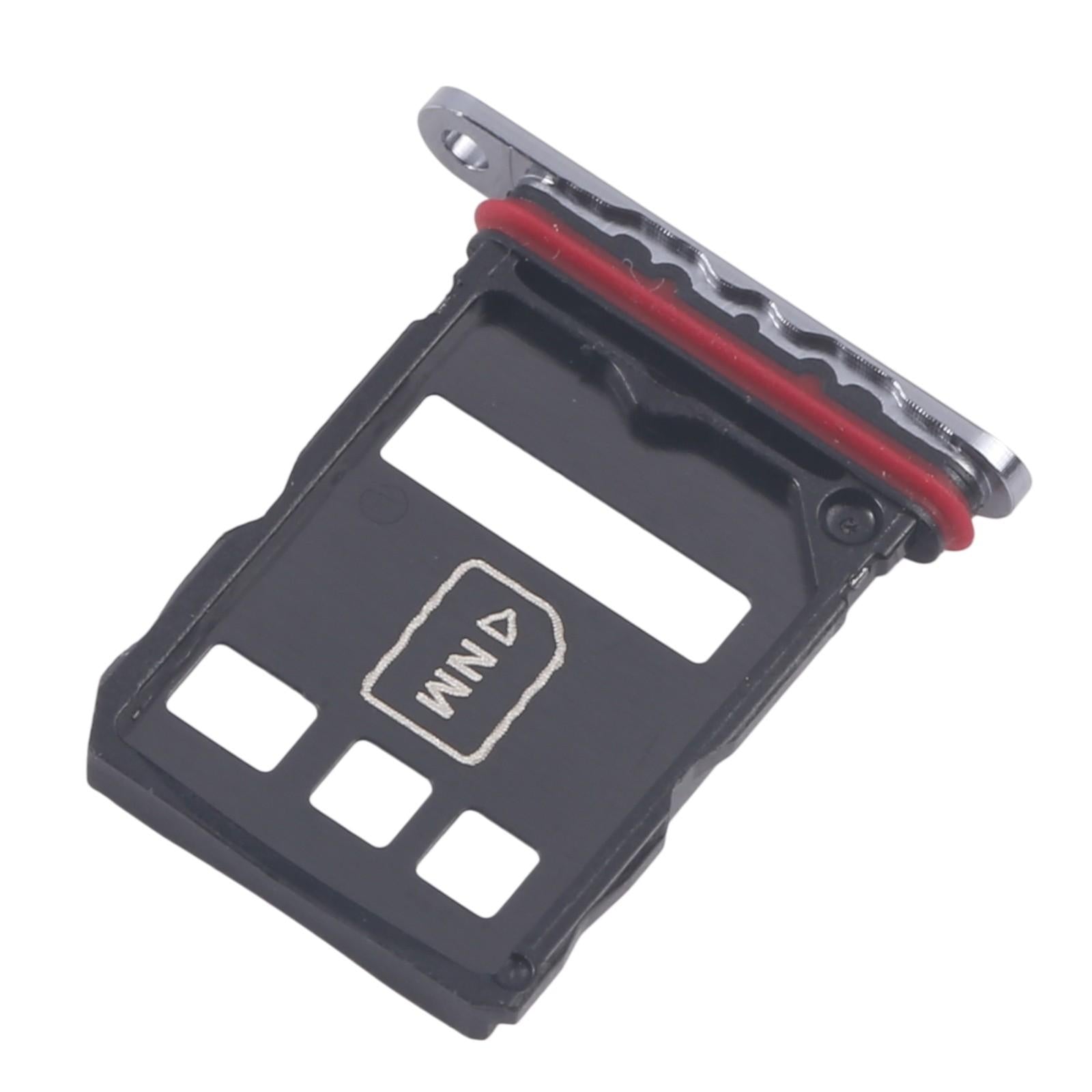 For Huawei Pocket 2 10pcs Original SIM Card Tray + NM Card Tray (Black)