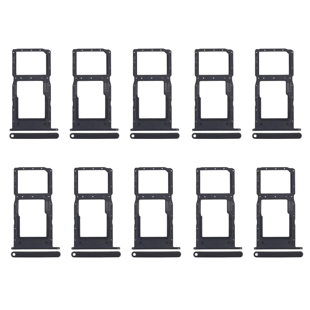 For Huawei Enjoy 20 10pcs Original SIM Card Tray + SIM Card Tray (Black)