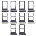For Huawei nova 11i 10pcs Original SIM Card Tray + SIM Card Tray (Black)