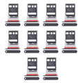 For Huawei nova 8 Pro 10pcs Original SIM Card Tray + SIM Card Tray (Black)