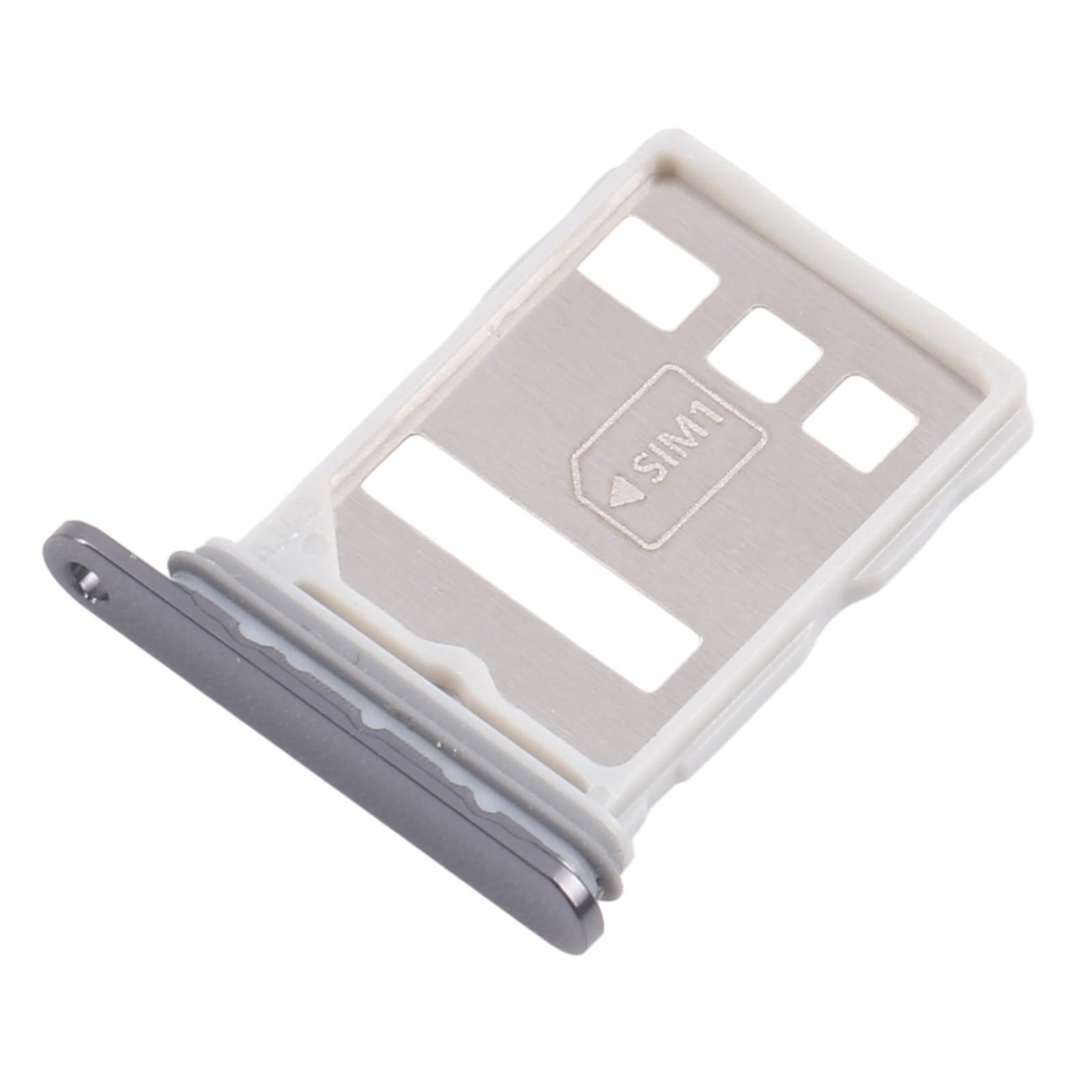 For Huawei P60 Pro 10pcs Original SIM Card Tray + NM Card Tray (Black)