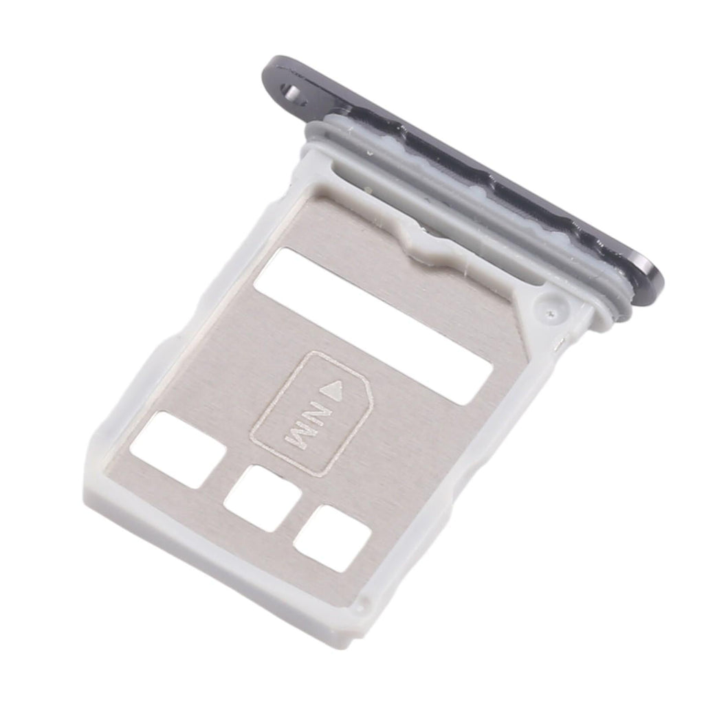For Huawei P60 Pro 10pcs Original SIM Card Tray + NM Card Tray (Black)