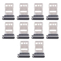 For Huawei P60 10pcs Original SIM Card Tray + NM Card Tray (Black)