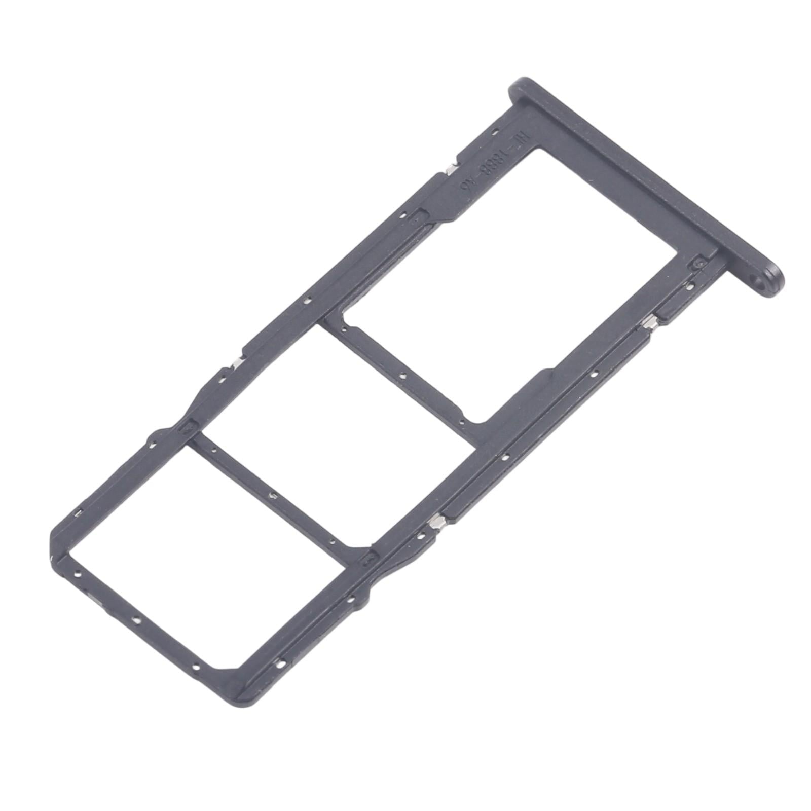 For Huawei Y7a 10pcs Original SIM Card Tray + SIM Card Tray + Micro SD Card Tray (Black)