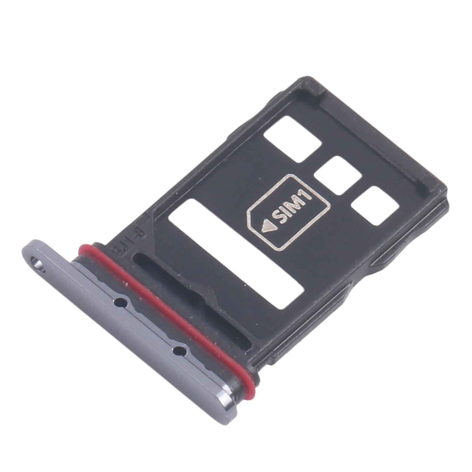 For Huawei P50 10pcs Original SIM Card Tray + NM Card Tray (Black)