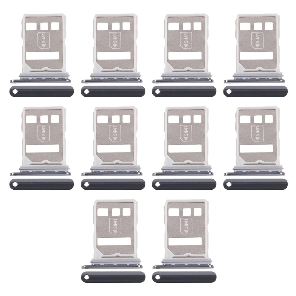 For Huawei Pura 70 10pcs Original SIM Card Tray + SIM Card Tray (Black)