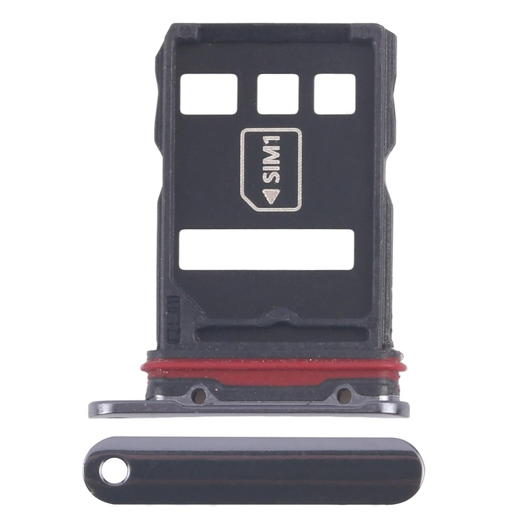 For Huawei Mate 40 Pro Original SIM Card Tray + NM Card Tray (Black)