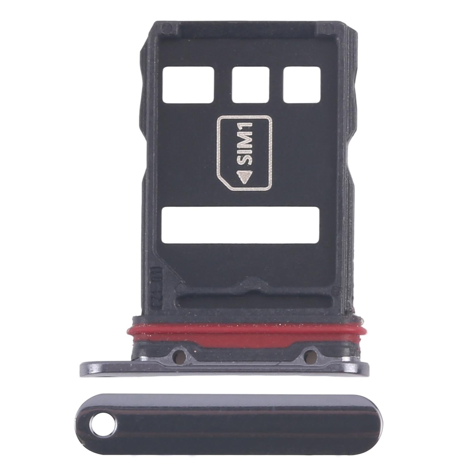 For Huawei Mate 40 Pro Original SIM Card Tray + NM Card Tray (Black)