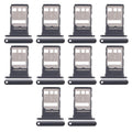 For Huawei nova 8i 10pcs Original SIM Card Tray + SIM Card Tray (Black)