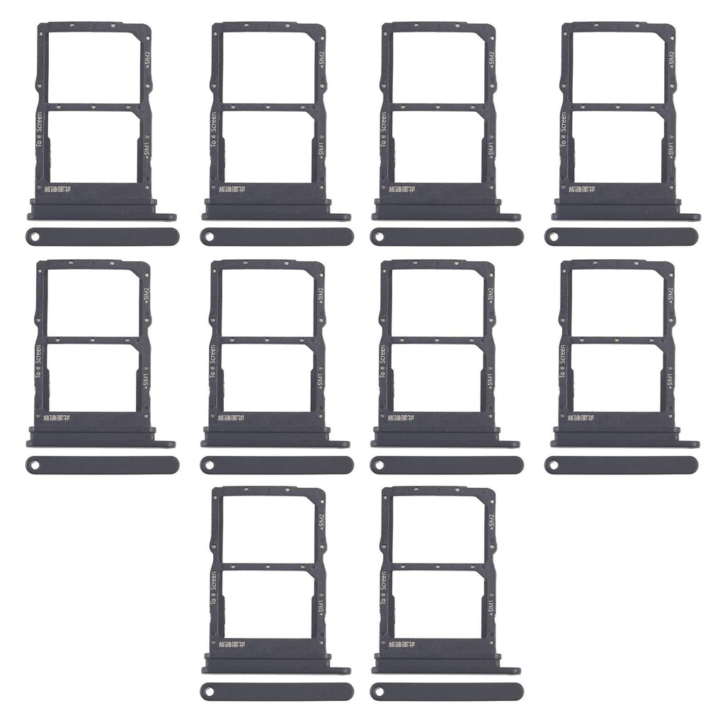 For Huawei nova 8 10pcs Original SIM Card Tray + SIM Card Tray (Black)