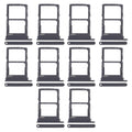 For Huawei nova 8 10pcs Original SIM Card Tray + SIM Card Tray (Black)
