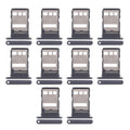 For Huawei nova 9 10pcs Original SIM Card Tray + SIM Card Tray (Black)