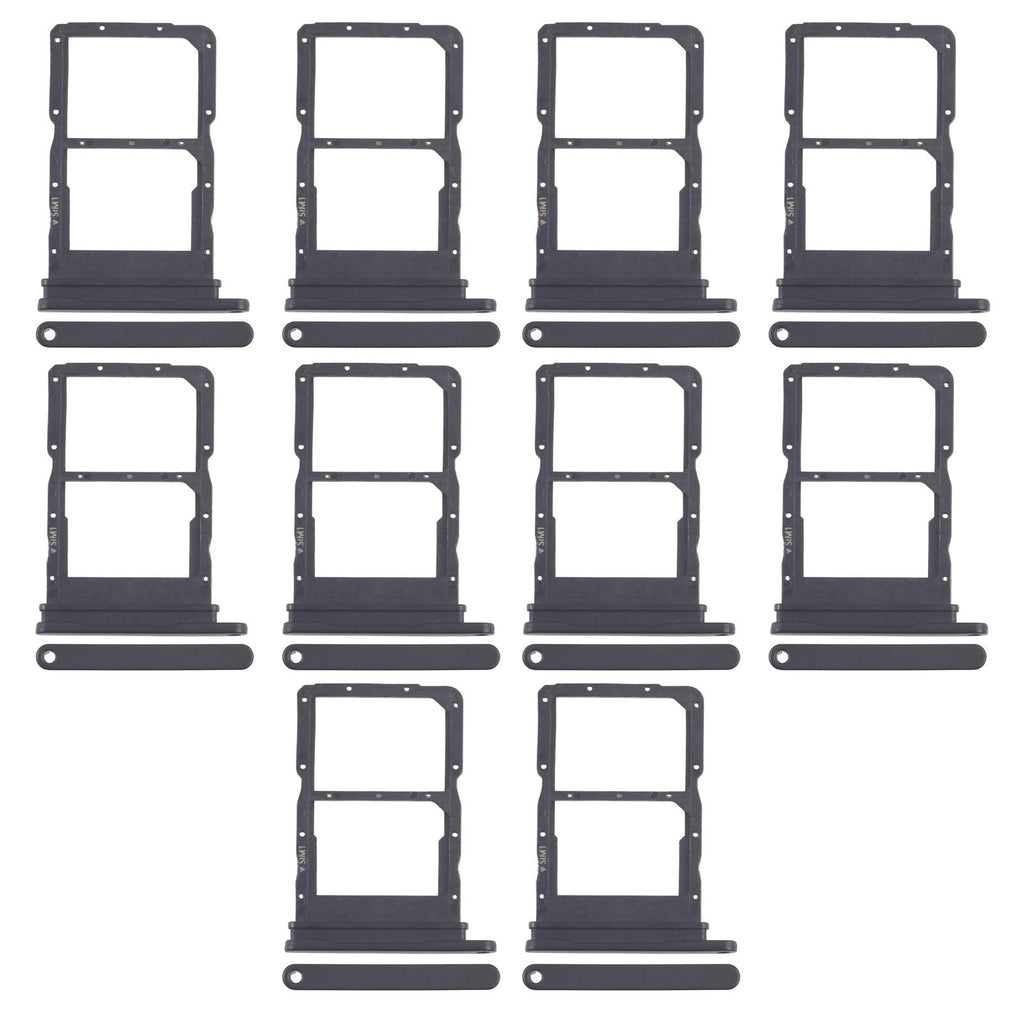 For Huawei nova 9 SE 10pcs Original SIM Card Tray + SIM Card Tray (Black)