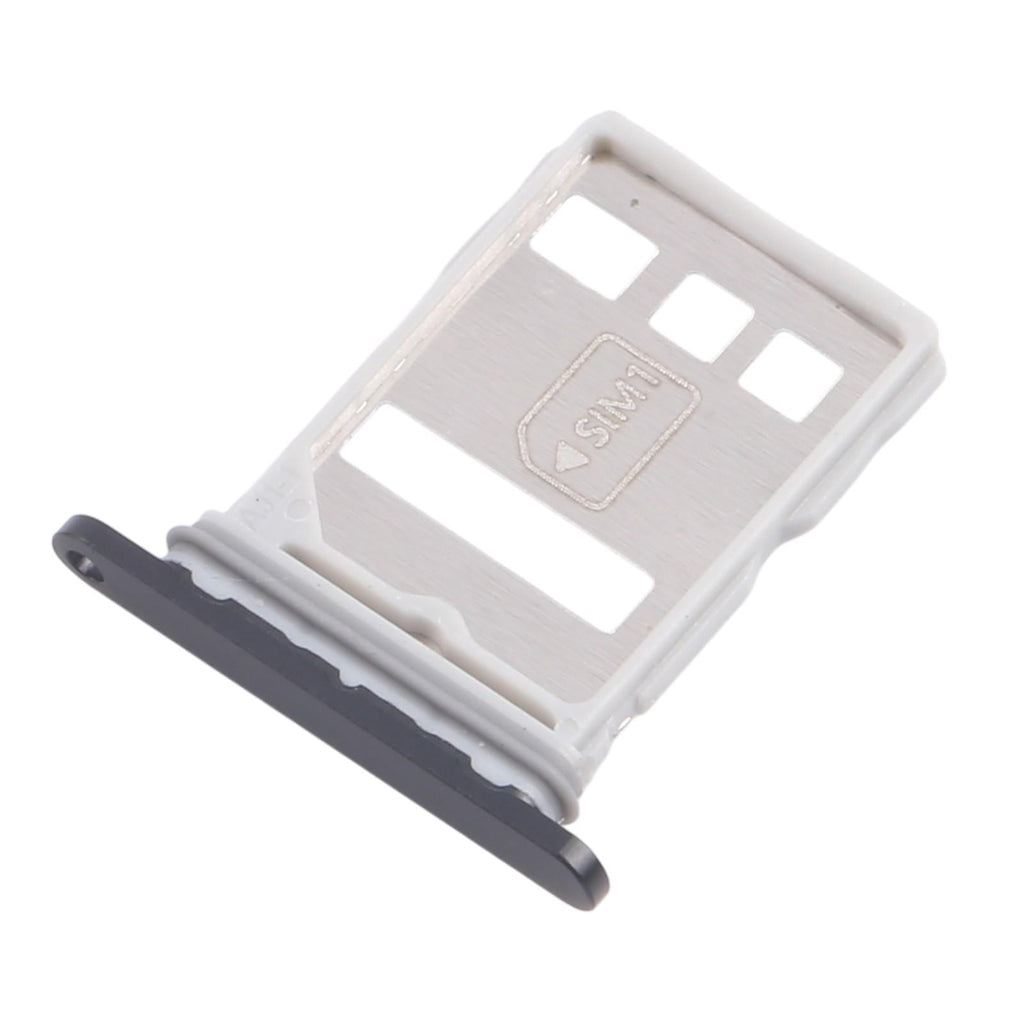 For Huawei Mate 60 10pcs Original SIM Card Tray + NM Card Tray (Black)