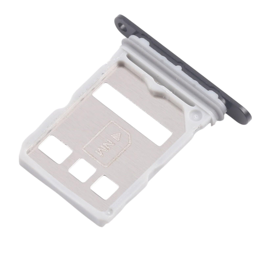 For Huawei Mate 60 10pcs Original SIM Card Tray + NM Card Tray (Black)