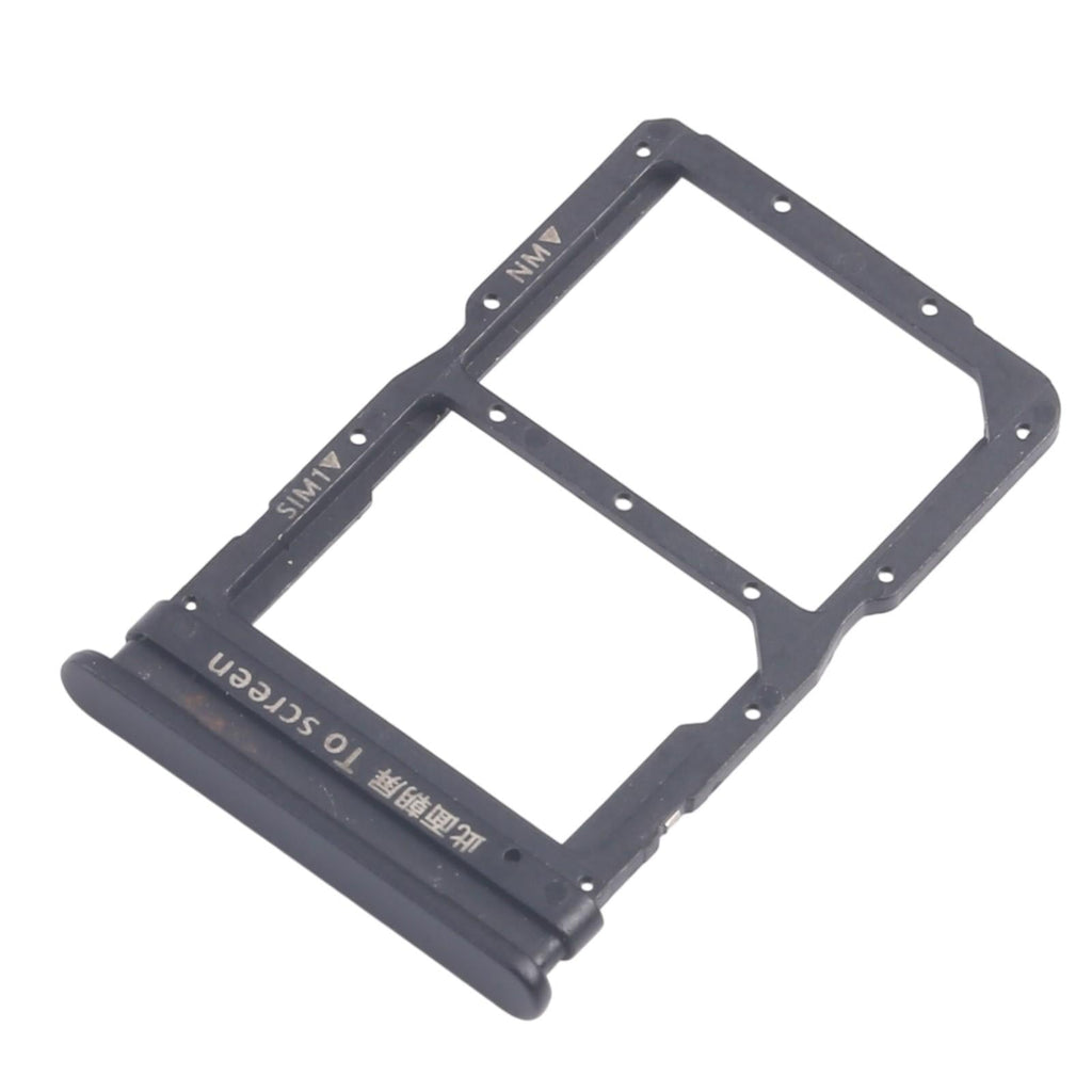 For Huawei Enjoy 20 Pro 10pcs Original SIM Card Tray + NM Card Tray (Black)