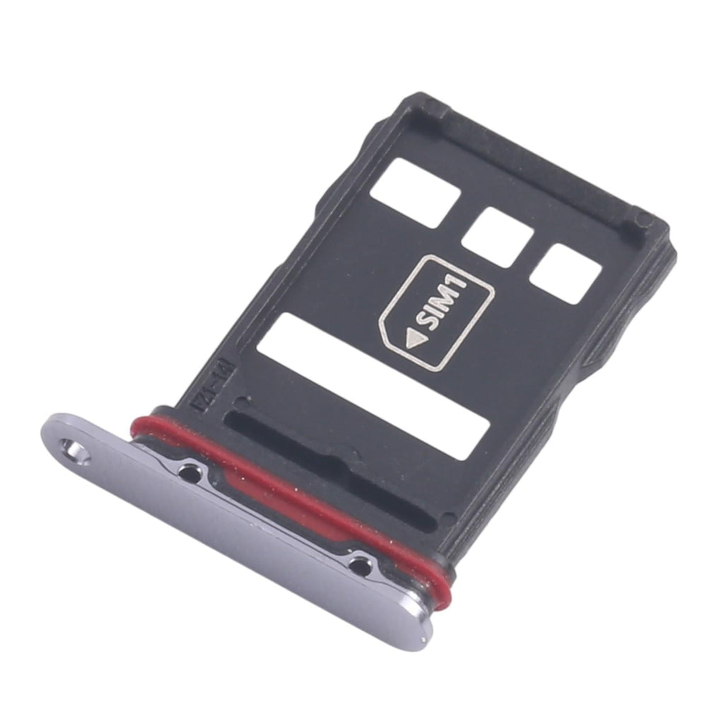 For Huawei P50 Pro 10pcs Original SIM Card Tray + NM Card Tray (Black)