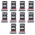 For Huawei Mate 40 10pcs Original SIM Card Tray + NM Card Tray (Black)