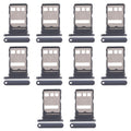 For Huawei nova 10 10pcs Original SIM Card Tray + SIM Card Tray (Black)