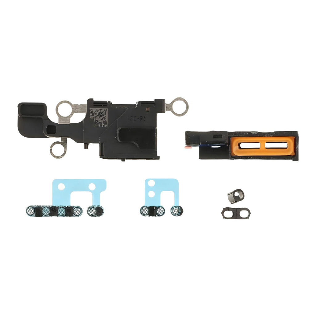 For iPhone 17 10sets Speaker Ringer Buzzer Dustproof Mesh (Black)