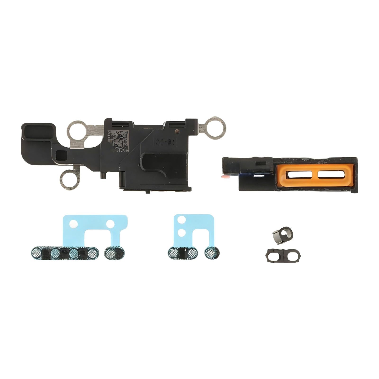 For iPhone 17 10sets Speaker Ringer Buzzer Dustproof Mesh (Black)