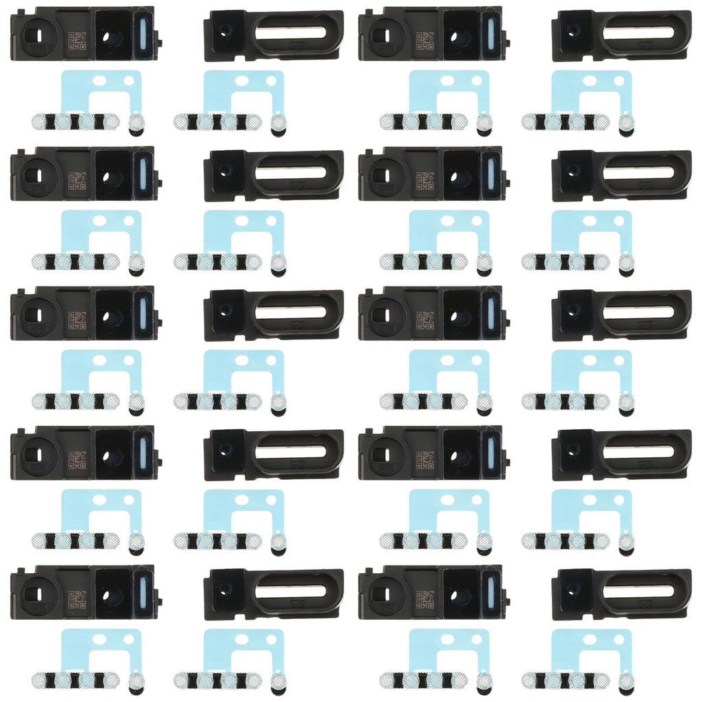 For iPhone 17 Pro 10sets Speaker Ringer Buzzer Dustproof Mesh (White)
