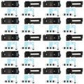 For iPhone 17 Pro 10sets Speaker Ringer Buzzer Dustproof Mesh (White)