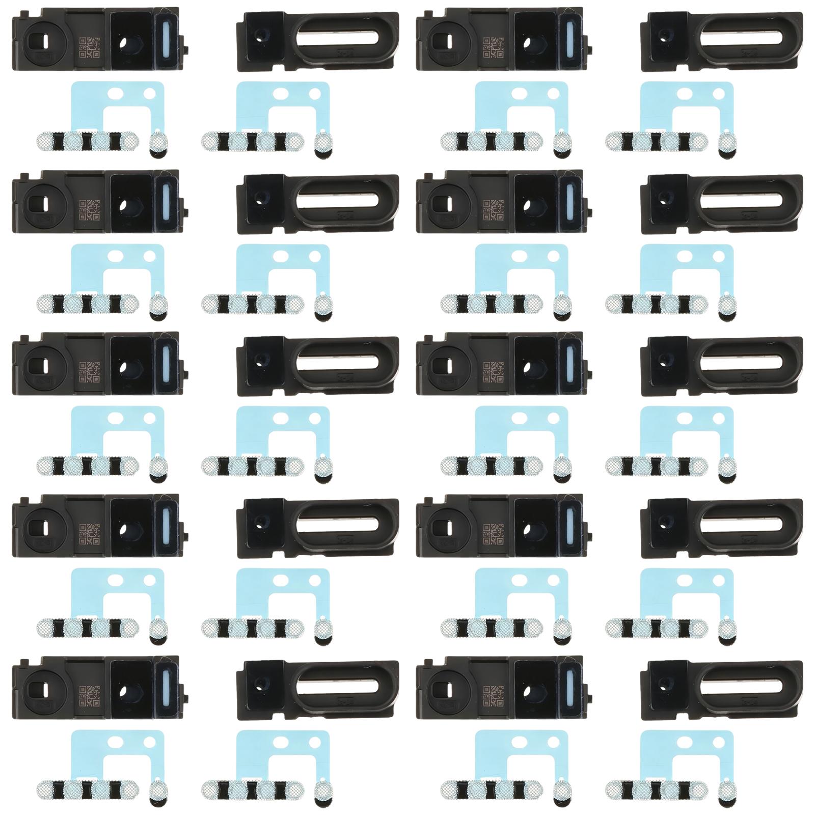 For iPhone 17 Pro 10sets Speaker Ringer Buzzer Dustproof Mesh (White)