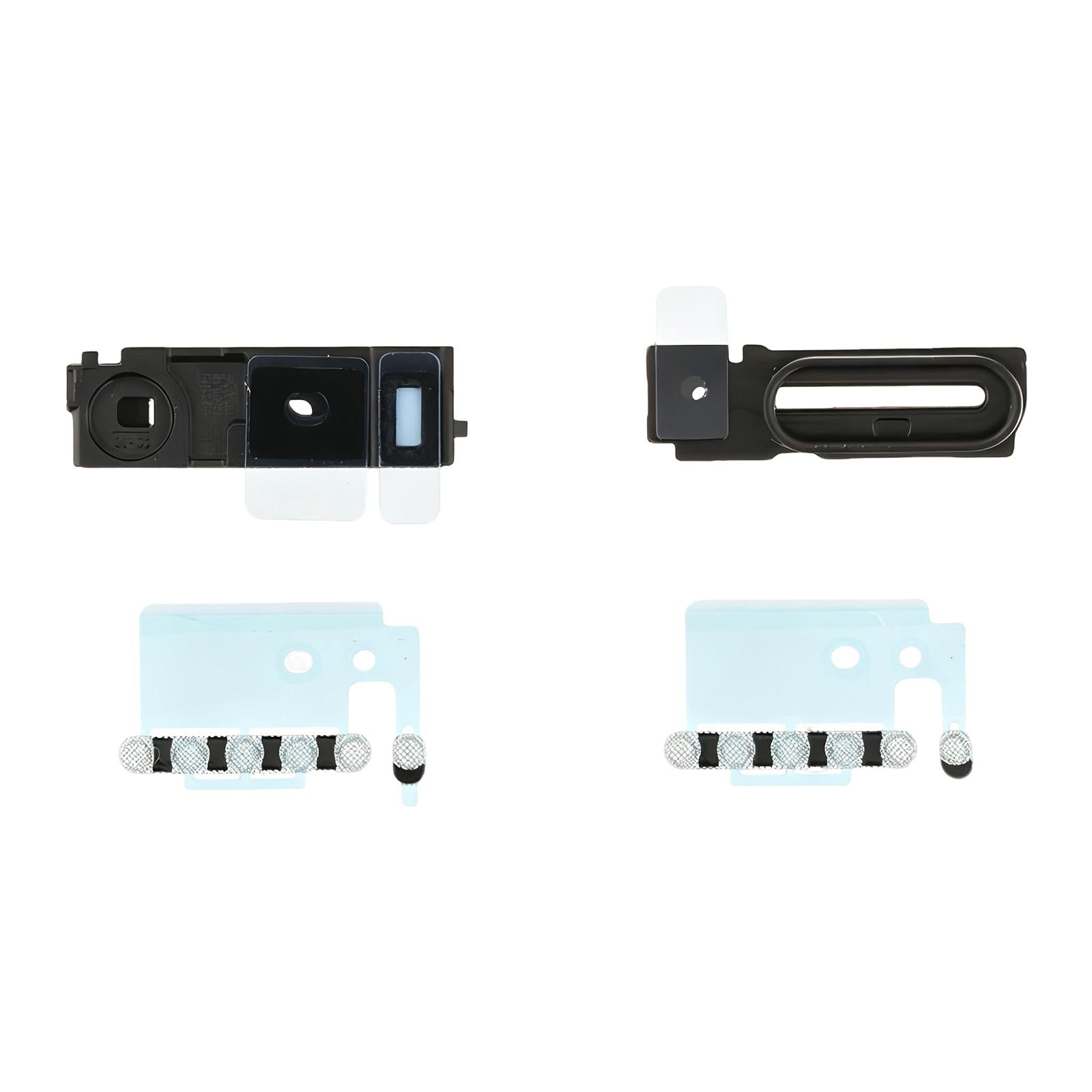 For iPhone 17 Pro Max 10sets Speaker Ringer Buzzer Dustproof Mesh (Silver)