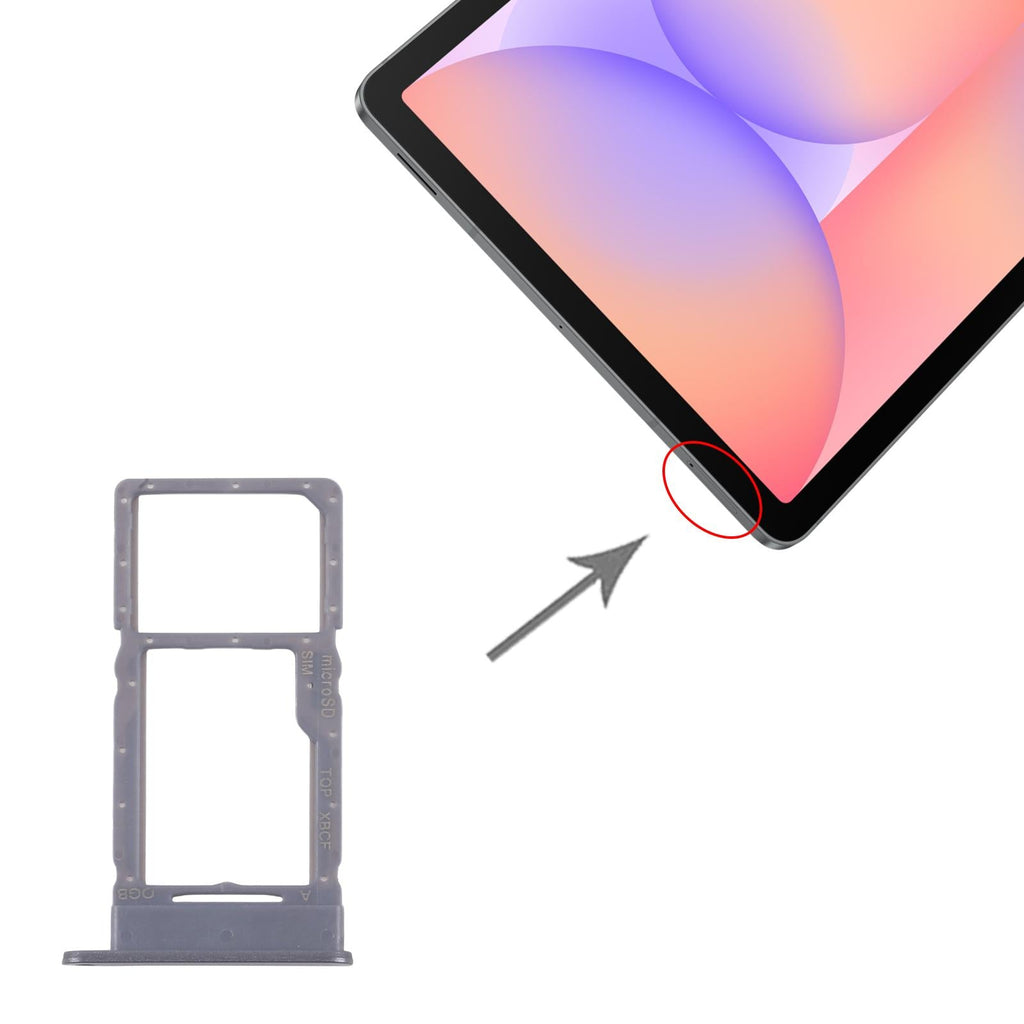 For Galaxy Tab S10 Lite SM-X400/X406 Original SIM + Micro SD Card Tray (Grey)