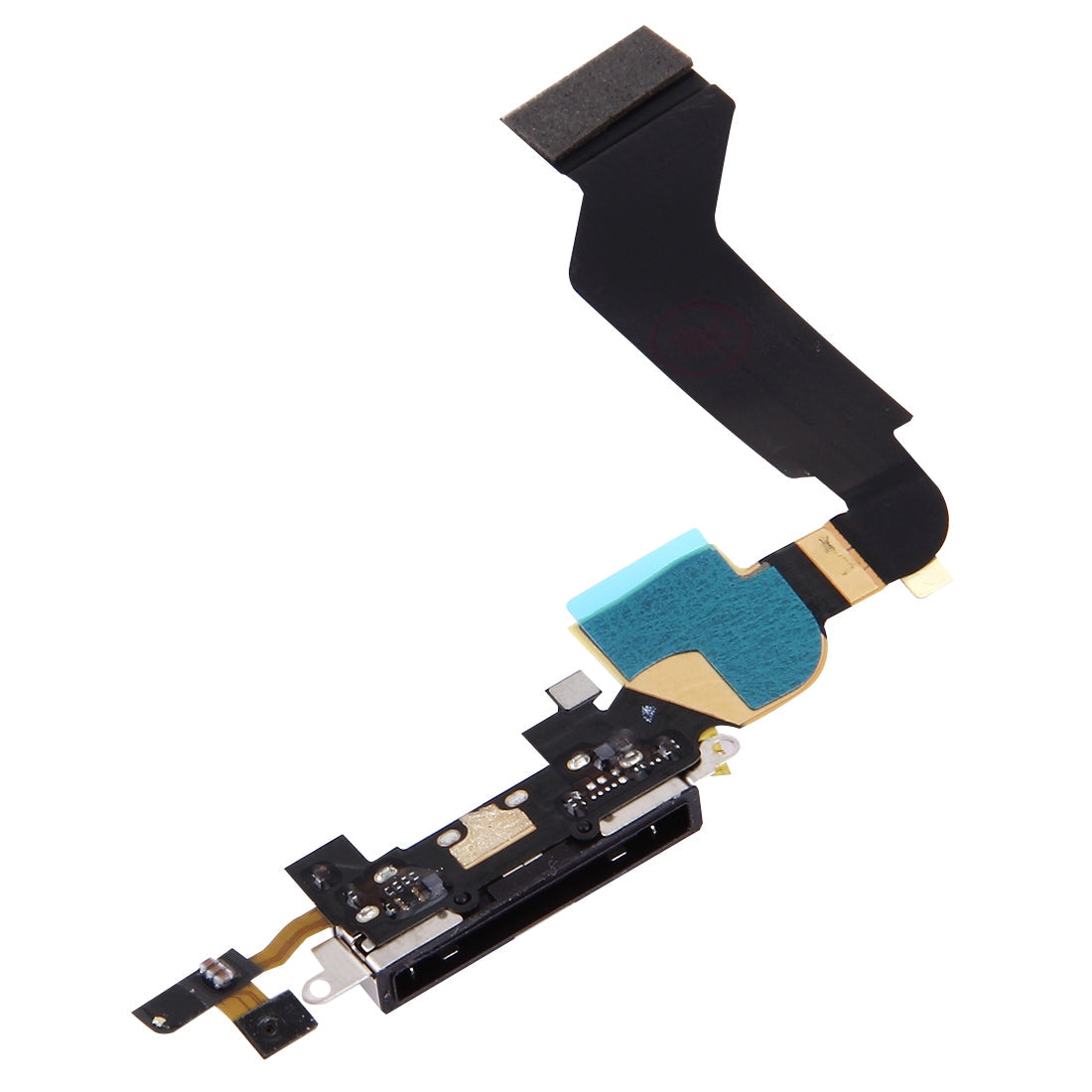 Original Dock Connector Charging Port Flex Cable for iPhone 4S(Black)