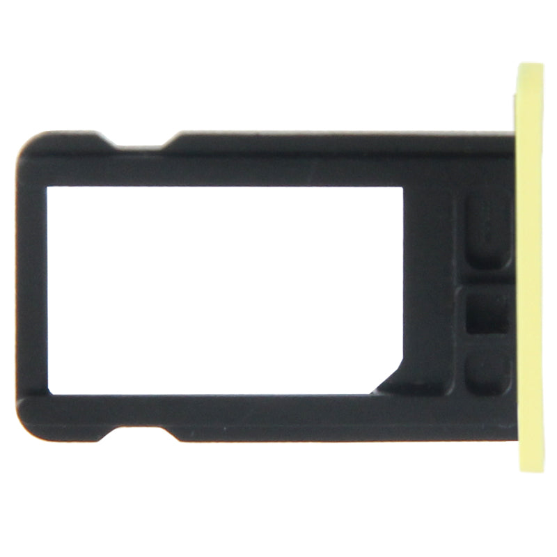 SIM Card Tray Holder for iPhone 5C(Yellow)