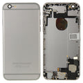 Full Housing Back Cover with Power Button & Volume Button Flex Cable & Charging Port Flex Cable & Speaker Ringer Buzzer for iPhone 6(Grey)