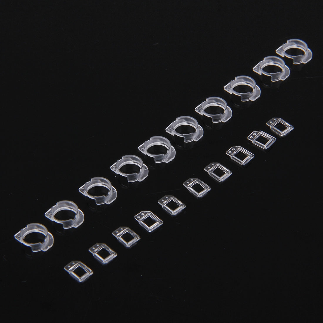 Front Facing Camera Module Bezel with Sensor Retaining Bracket  for iPhone 6 & 6 Plus, 100 pairs