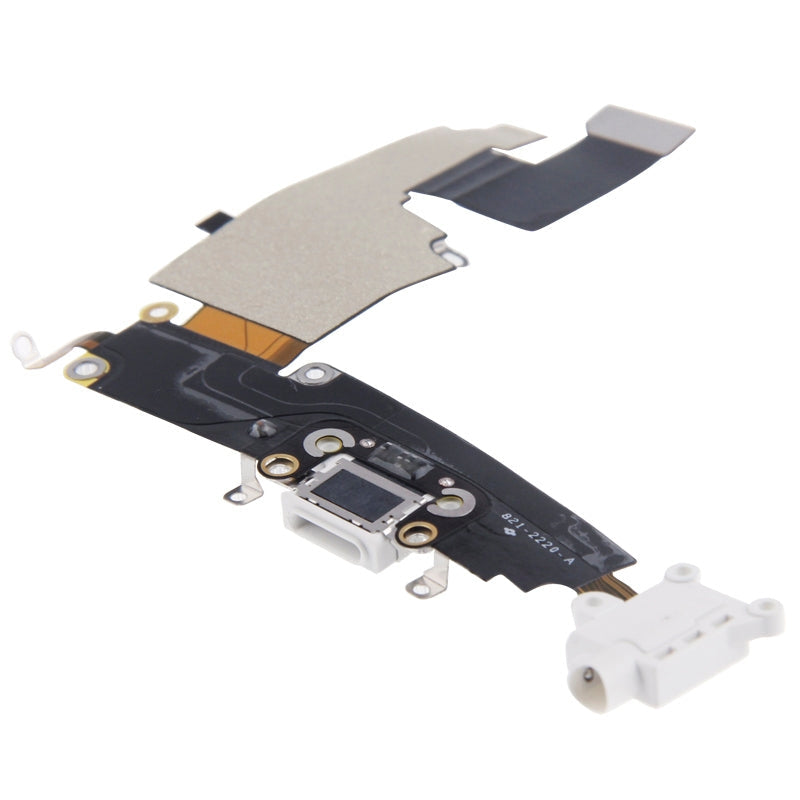 Charging Port Dock Connector Flex Cable  for iPhone 6 Plus(White)