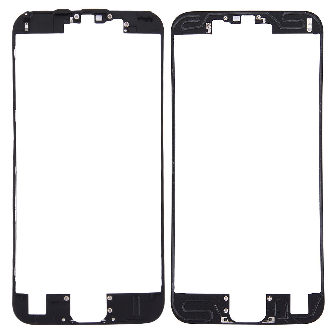 Front Housing LCD Frame for iPhone 6s (Black)