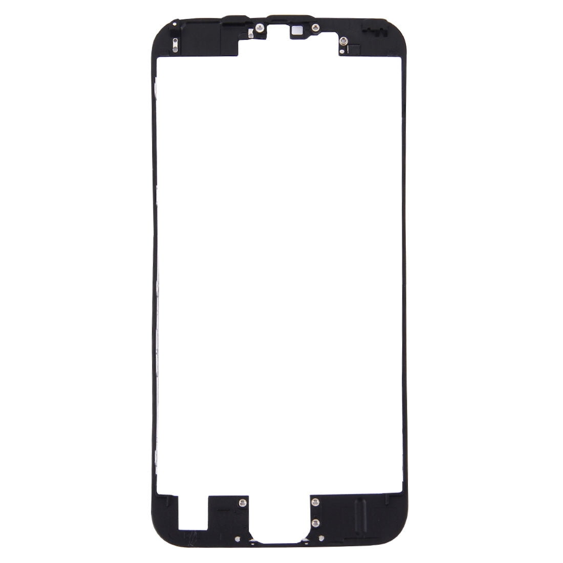Front Housing LCD Frame for iPhone 6s (Black)