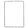 LCD Frame Front Housing Bezel Frame with Adhesive Sticker for iPad 2(Black)