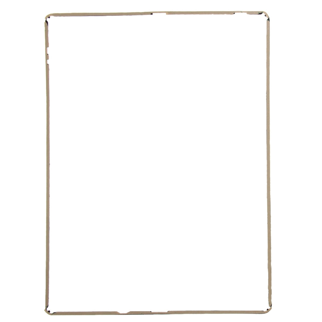 LCD Frame Front Housing Bezel Frame with Adhesive Sticker for iPad 2(Black)