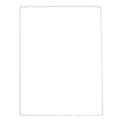 LCD Frame Front Housing Bezel Frame with Adhesive Sticker for iPad 2(White)
