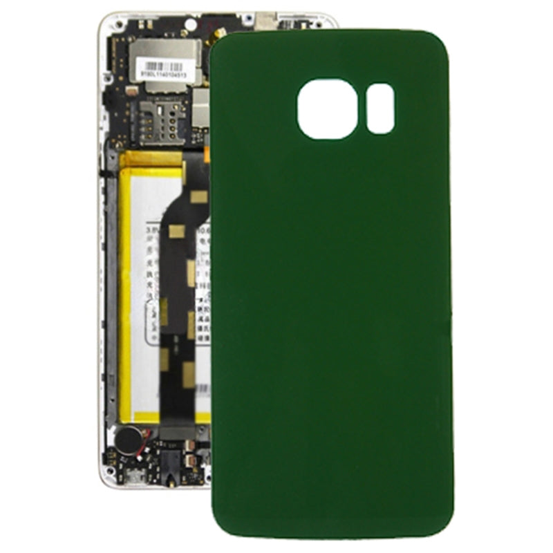 For Galaxy S6 Edge / G925 Original Battery Back Cover (Green)
